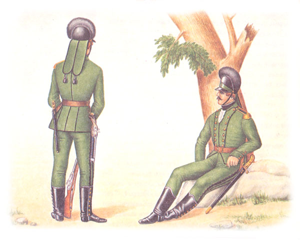 Егеря (рядовой и сержант)