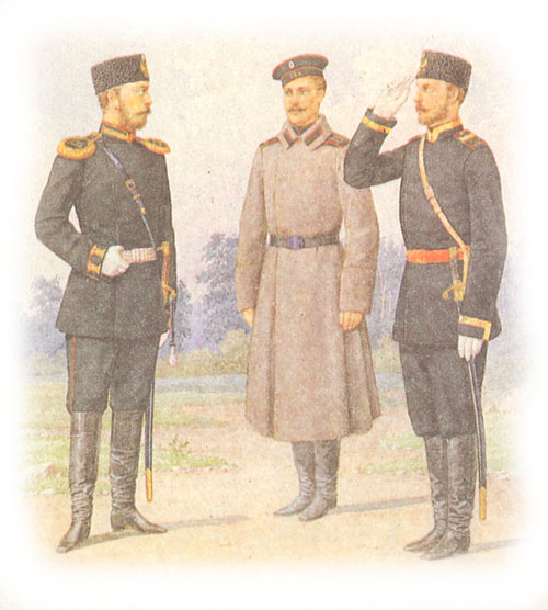 Форма одежды крепостных пехотных полков