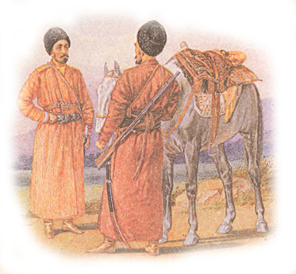 Форма одежды нижних чинов Туркменского конного дивизиона