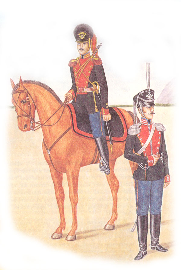 Рядовой лейб-гвардии Конно-гренадерского полка и штаб-офицер лейб-гвардии Драгунского полка