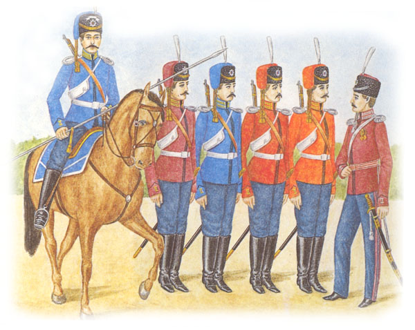 Казак лейб-гвардии Атаманского полка в парадной форме. 