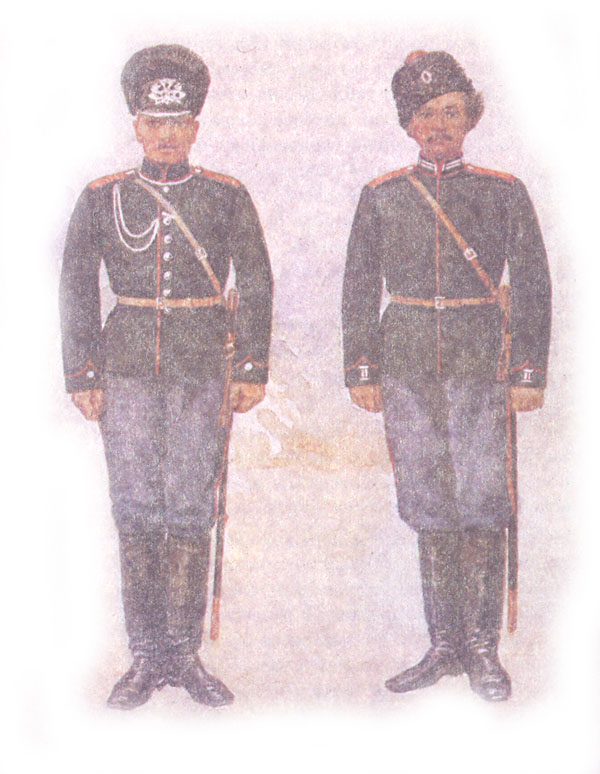 Форма одежды конно-саперных команд армейских кавалерийских и казачьих (не кавказских) дивизий